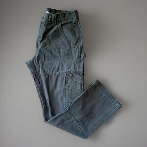 Carhartt Ripstop Cargo Pants 33 Green 90s Workwear Carpenters Streetwear NYC
